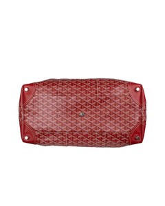 Goyard Boeing Duffle Bag Red 45 Bottom