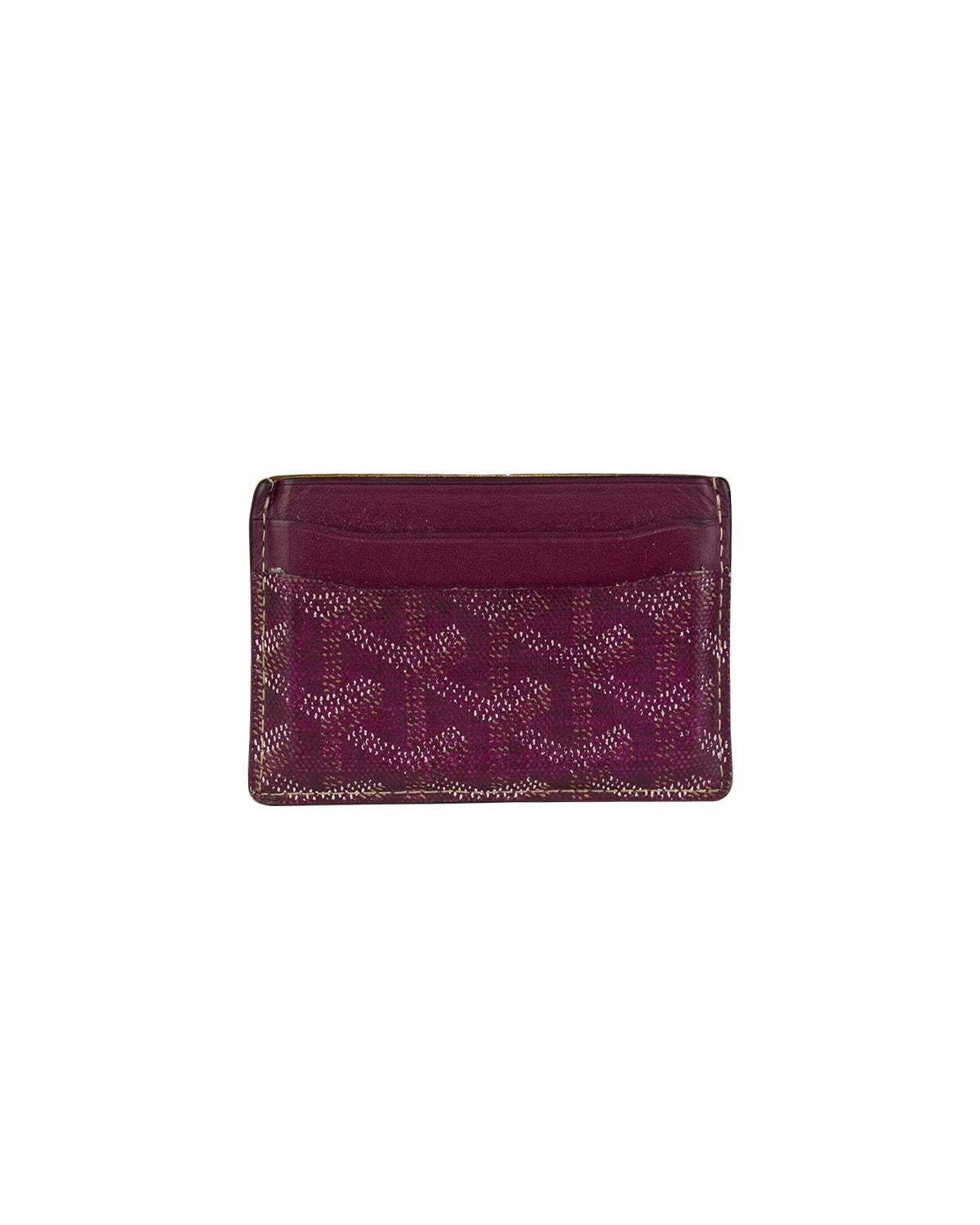 purple goyard wallet