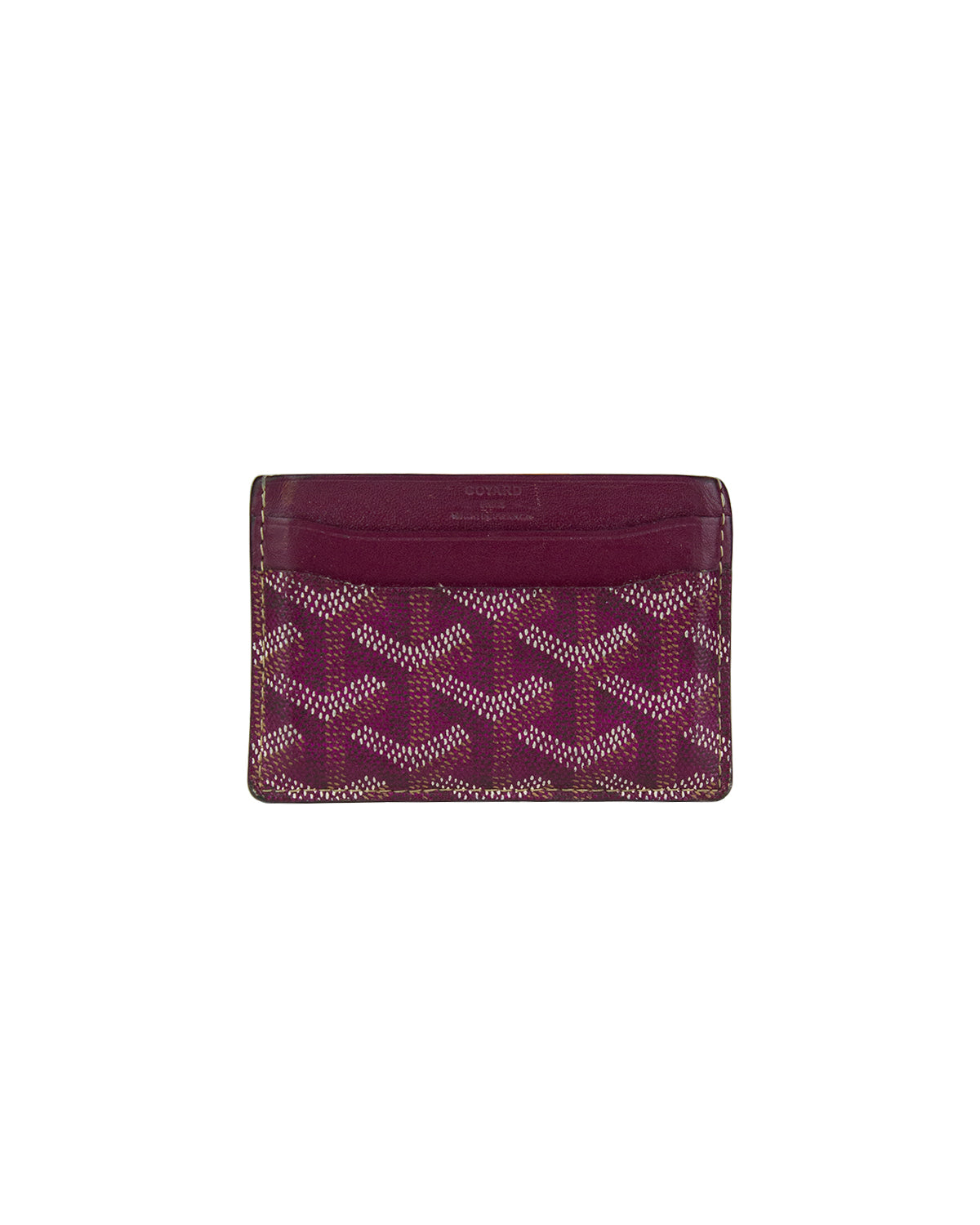 Goyard Maroon Saint Sulpice Card Holder