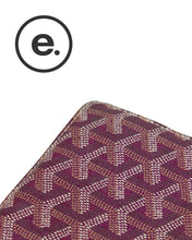 Load image into Gallery viewer, Goyard Richelieu Burgundy Long Wallet eight one three logo