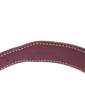 Load image into Gallery viewer, Goyard Dog Collar Burgundy Stamp Detail 