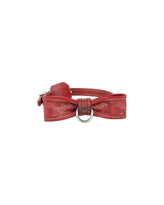 Goyard Dog Collar Red 