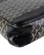 Load image into Gallery viewer, Goyard Grand Bleu MM Black Messenger Bag back left corner