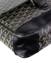 Load image into Gallery viewer, Goyard Grand Bleu MM Black Messenger Bag front left corner