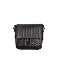 Goyard Grand Bleu MM Black Paris Pebbled Leather 