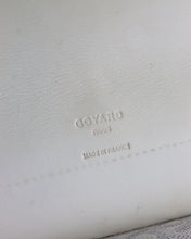 Load image into Gallery viewer, Goyard Grand Bleu MM White Side Bag Brand Stamp