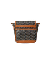 Load image into Gallery viewer, Goyard Grand Bleu Pm Black and Tan Back