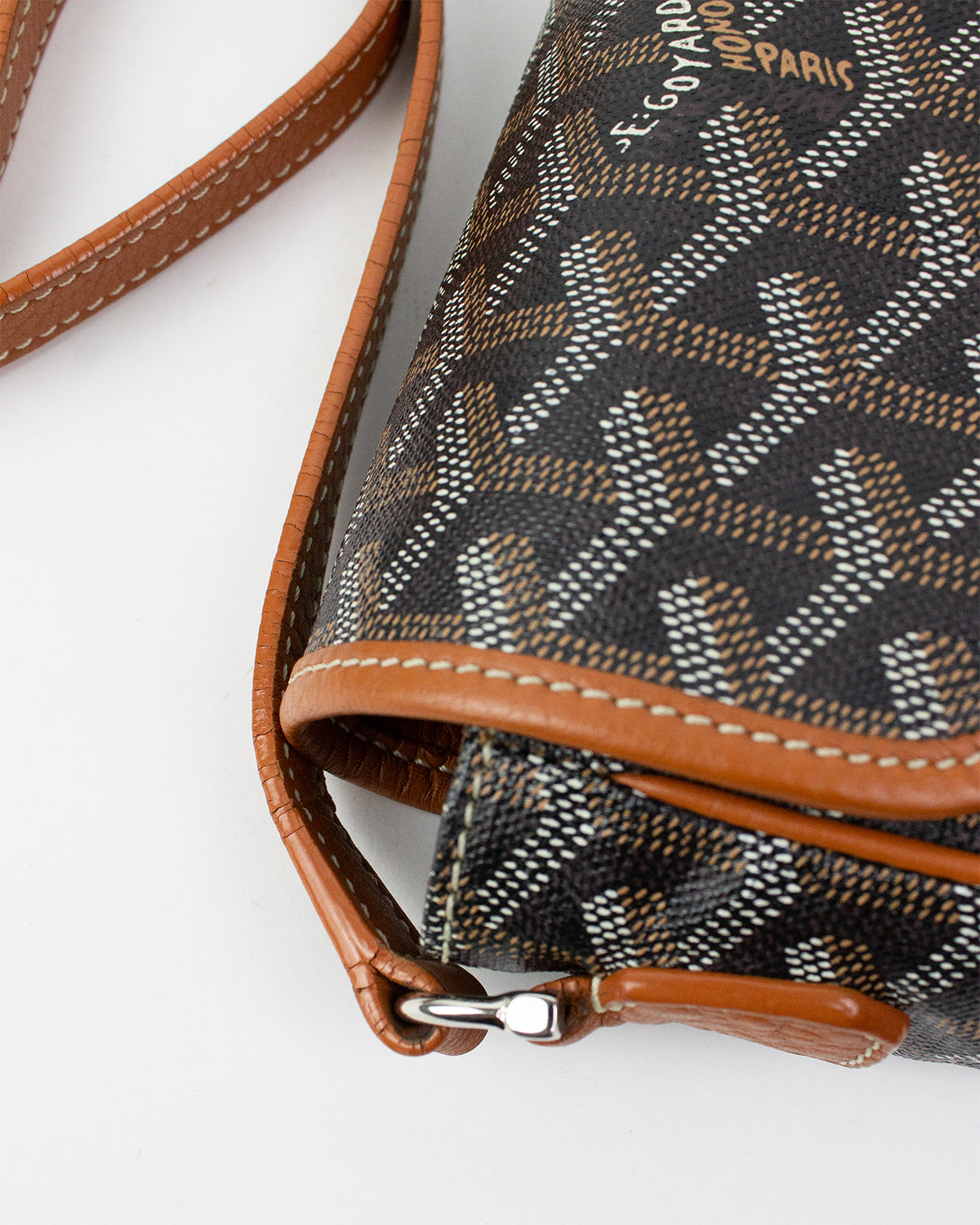 Goyard Grand Bleu Black/Tan