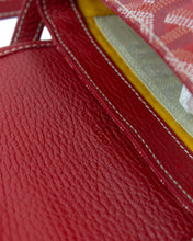 Load image into Gallery viewer, Goyard Grand Bleu Pm Red Goyard Paris Brand Stamp
