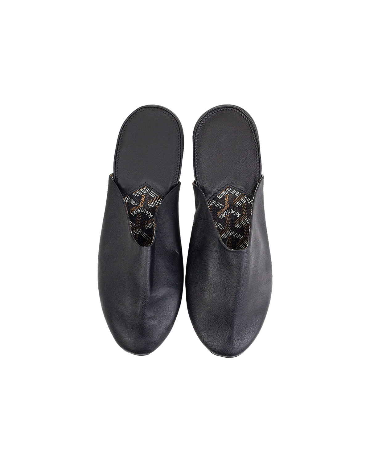 Goyard Paris Black House Slippers Size Medium 