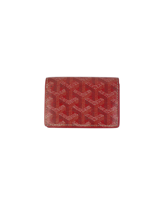 Goyard Red Bifold Card Holder