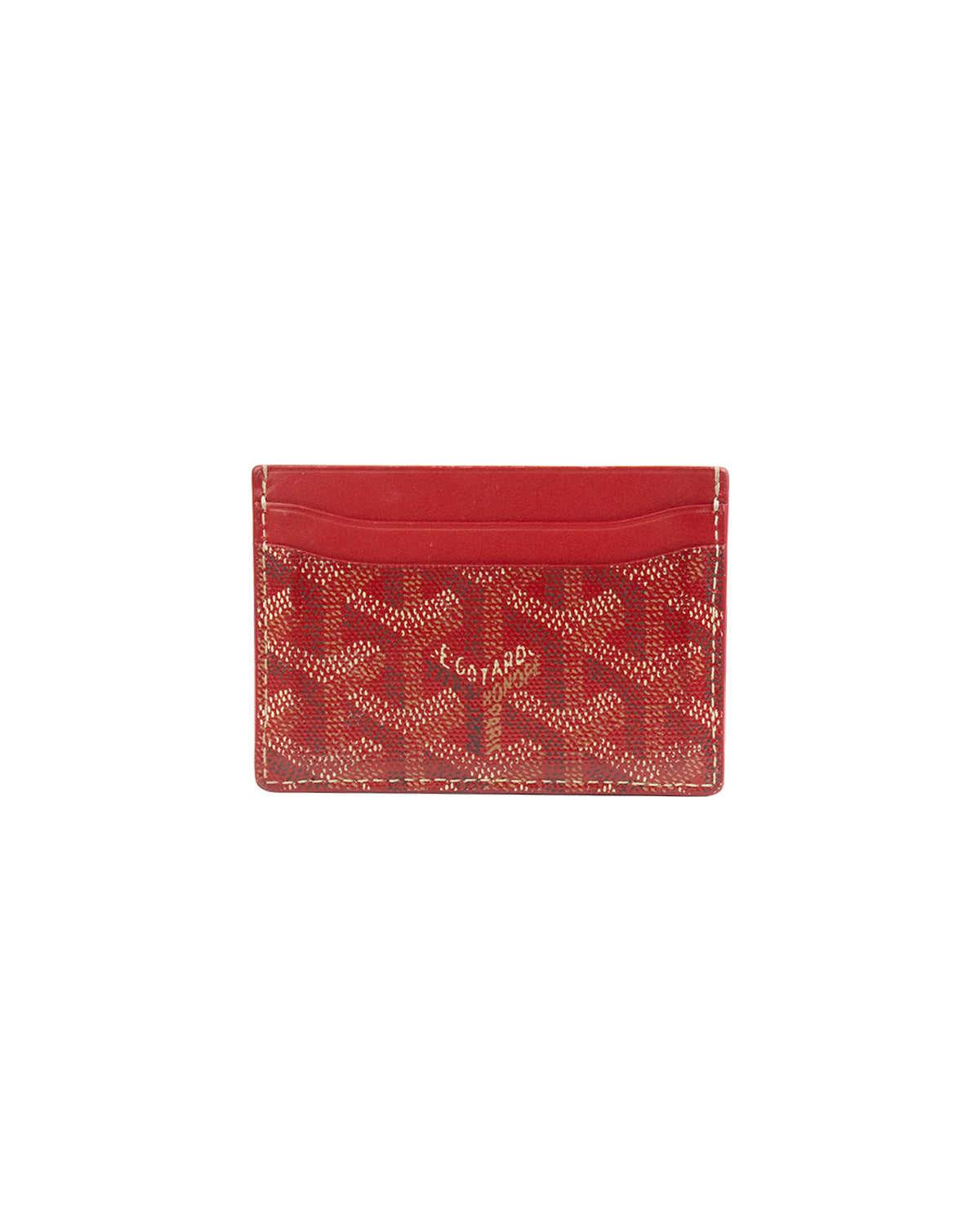 Goyard Saint Sulpice Red Card Holder – eightonethree.