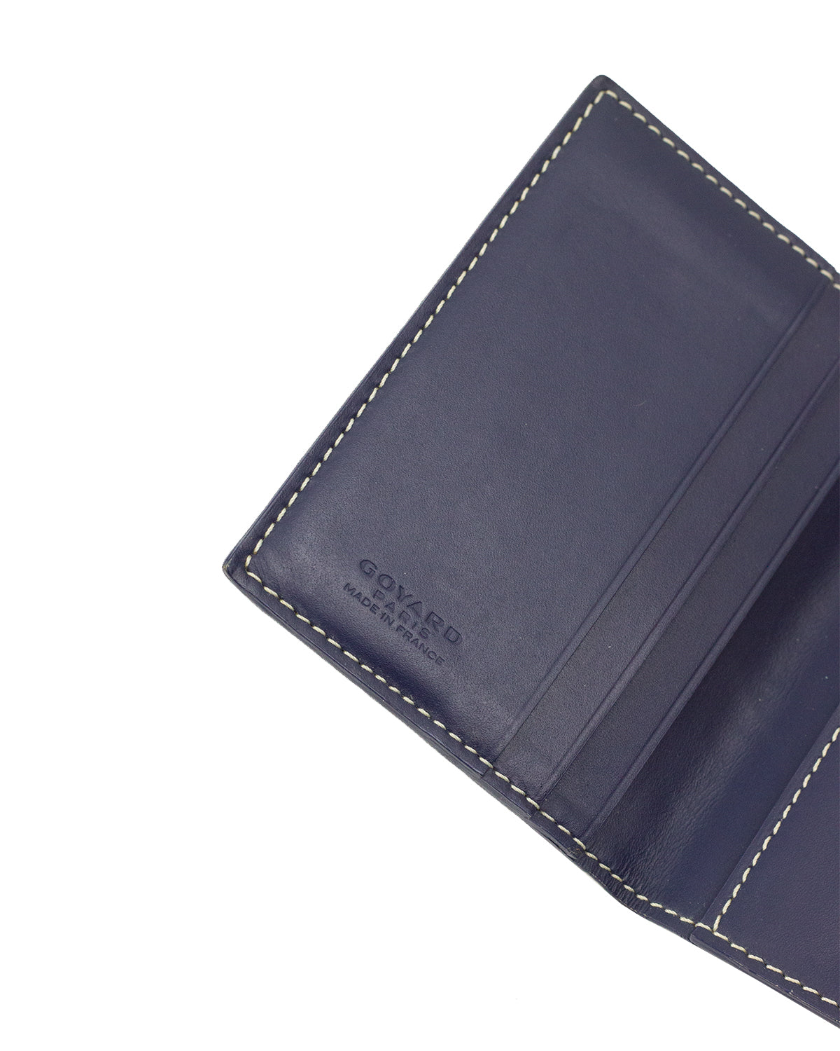 goyard navy blue wallet