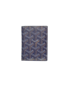 navy blue goyard card holder