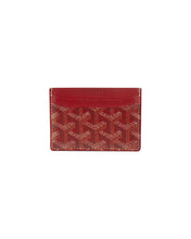 Load image into Gallery viewer, Goyard St Sulpice Card Holder Red 