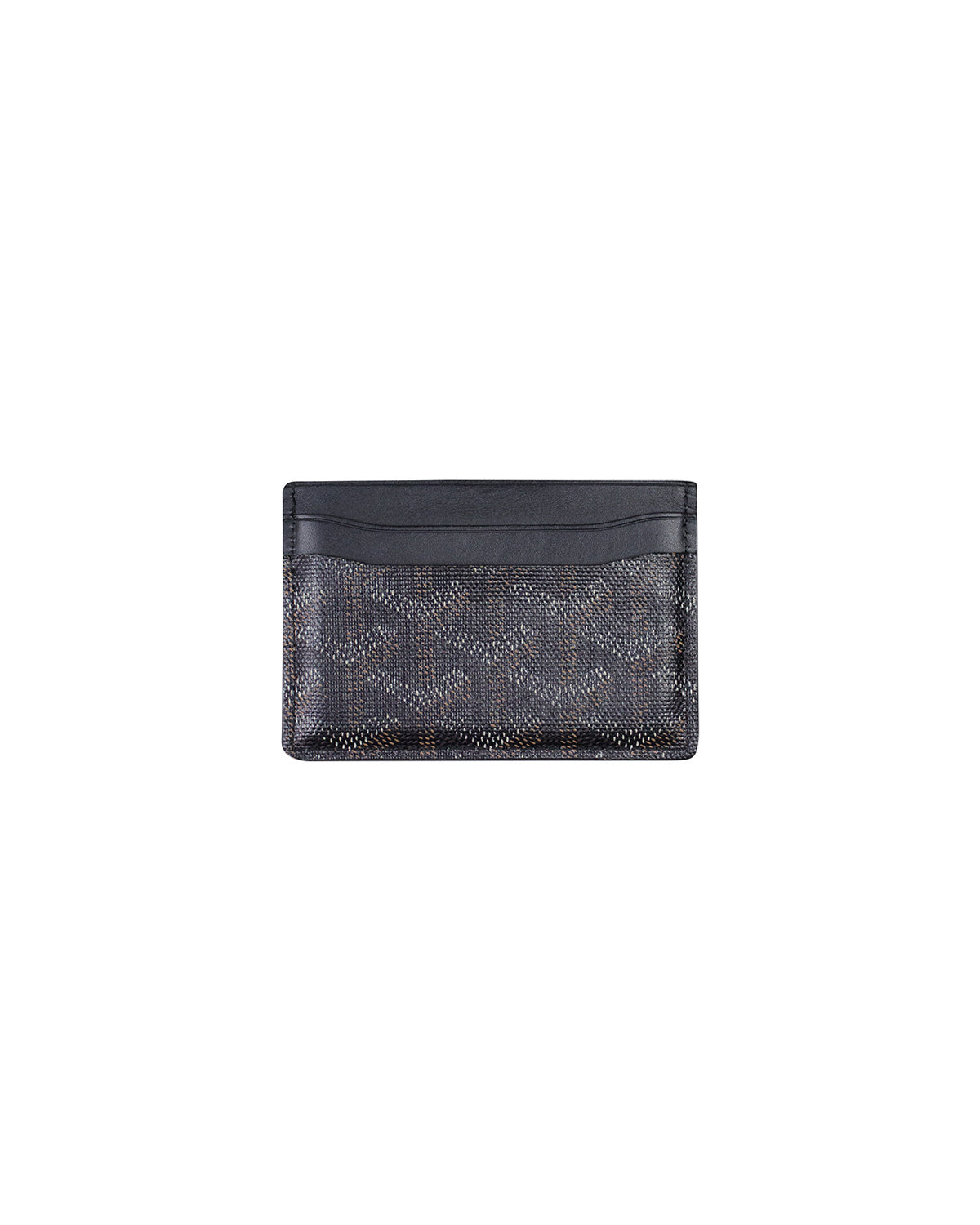 2023 Goyard Saint-Sulpice Card Holder, Black (with tags, from Paris store)