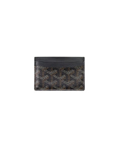 Goyard Saint Sulpice Black  Goyard card holder, Gucci wallet