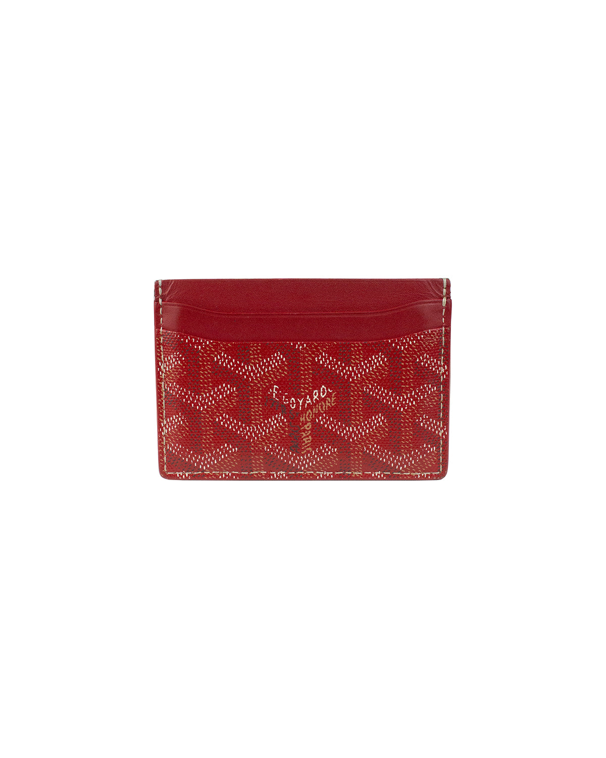 Best fake Goyard Saint Sulpice leather card holder 