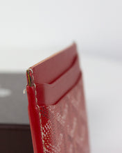 Load image into Gallery viewer, Goyard St. Sulpice Red Card Holder Left Corner