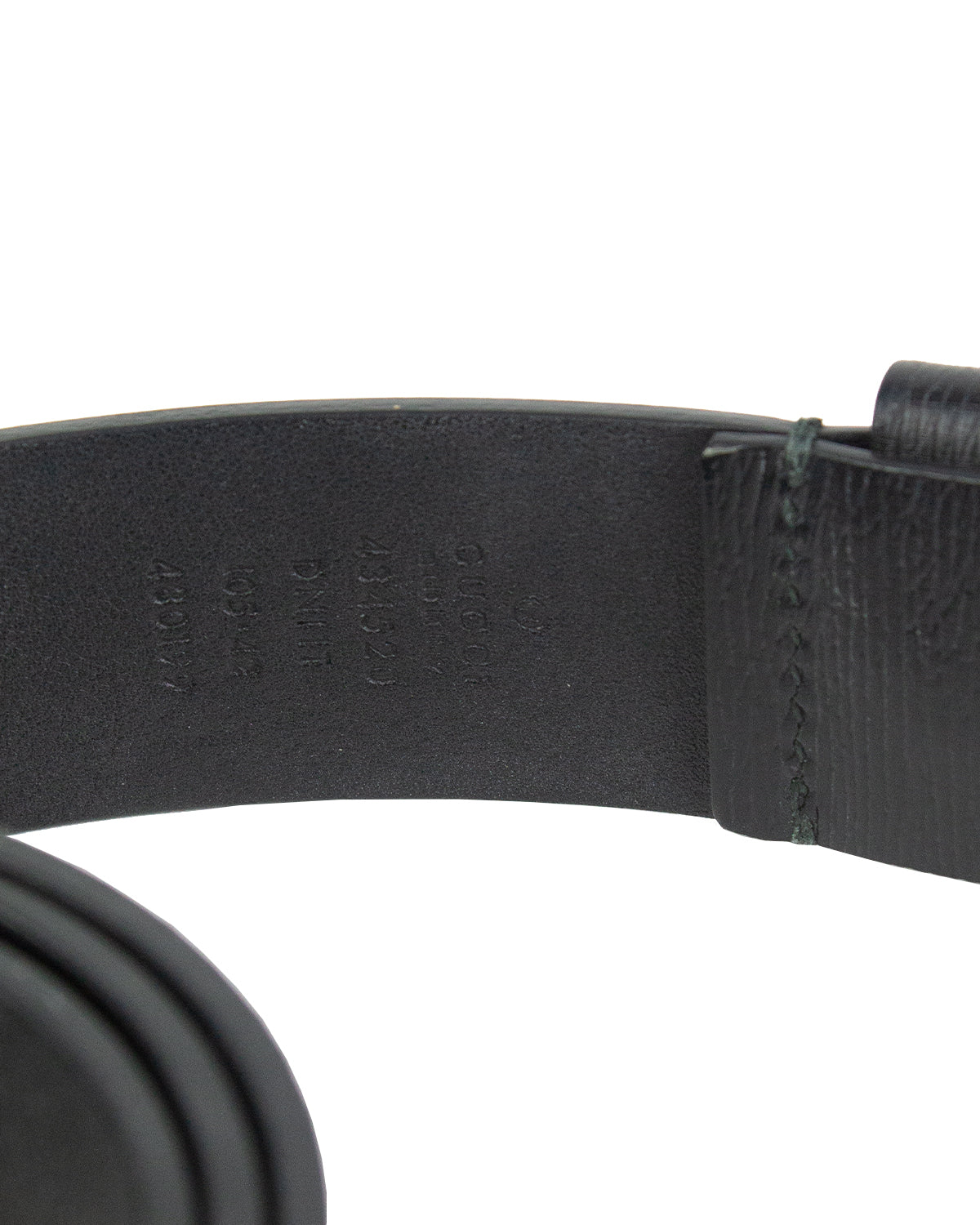 Gucci Leather Belt With Snake Buckle in Black for Men