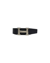 Load image into Gallery viewer, Hermes Belt Black and Grey Reversible 