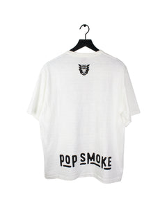 Human Made Pop Smoke White T Shirt Size XL Back