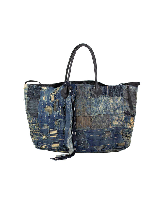 Kapital Kountry Boro Milk Tote Bag Large 