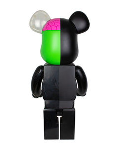 Be@rbrick x Original Fake Kaws Black Dissected 1000% Companion Back