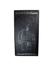 Load image into Gallery viewer, Be@rbrick x Original Fake Kaws Black Dissected 1000% Companion Box Front 