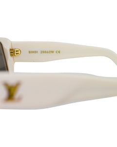 Louis Vuitton Paris Bindi Sunglasses White 2006 Serial Code 