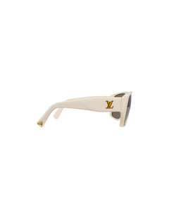 Louis Vuitton Paris Bindi Sunglasses White 2006 Right Side
