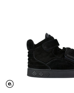 Louis Vuitton Kanye West Black Jaspers Size LV 7 Monogram Details and Eight One Three Logo