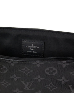 Louis+Vuitton+District+Monogram+Eclipse+Messenger+Bag+MM+Black+