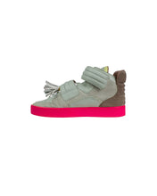 Load image into Gallery viewer, Louis Vuitton Kanye West Patchwork Jaspers Size LV 7.5 Right Inside