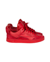 Load image into Gallery viewer, louis vuitton kanye west red dons size 7.5 right shoe