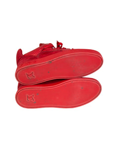 Louis Vuitton Dons Yeezy Kanye Wesut Collaboration Sneakers Mens Red US10.5