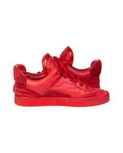 louis vuitton kanye west red dons size 7.5 inside left shoe