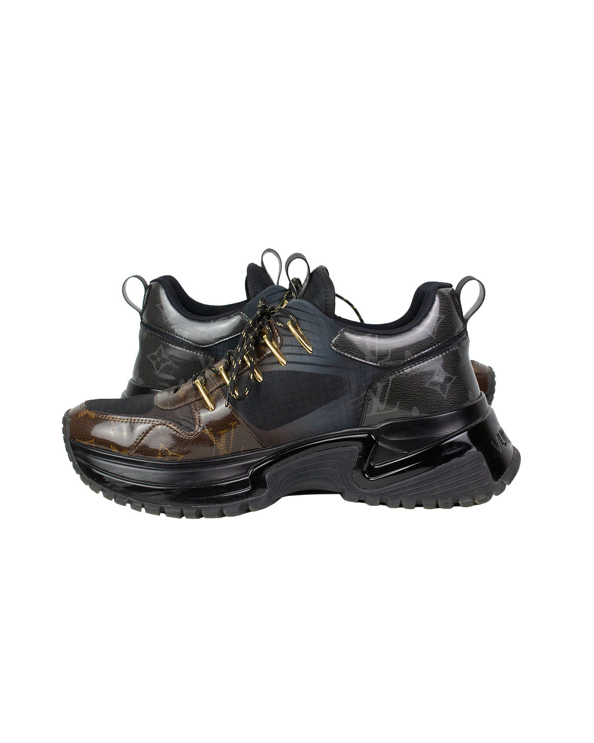 Louis Vuitton Python Leather Rare Run Away Pulse Line Sneaker Size