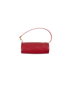 Louis Vuitton Soufflot Epi Leather Red Bag Back