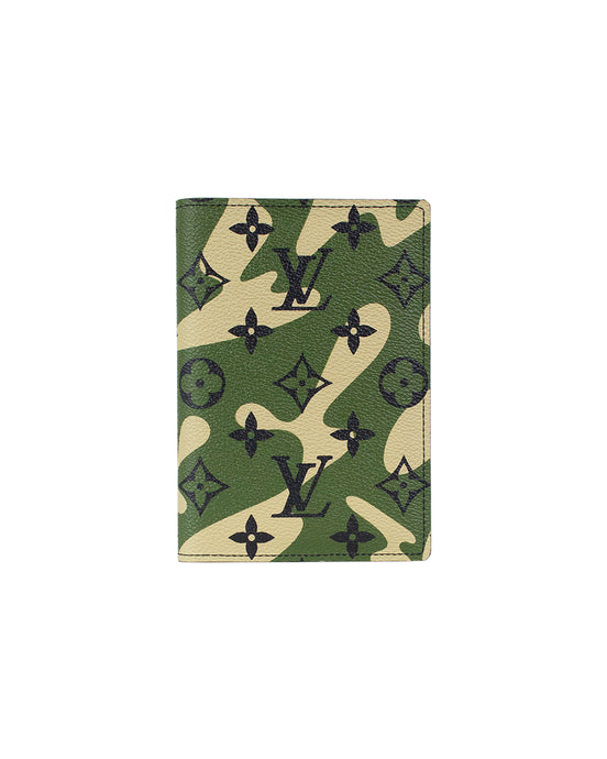 Louis Vuitton Takashi Murakami Monogramouflage Passport Cover 