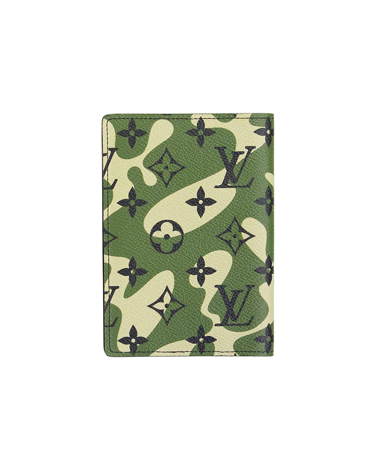 Louis Vuitton Monogramouflage passport holder Green ref.101862