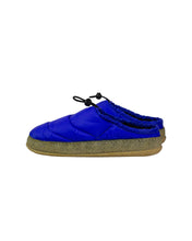 Load image into Gallery viewer, blue margiela puffer sandals size 45 left side 