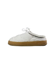 Load image into Gallery viewer, Maison Margiela Puffer Slides White Size 46 Left Side