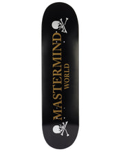 Load image into Gallery viewer, Mastermind World Black Logo Skate Deck Size 8 