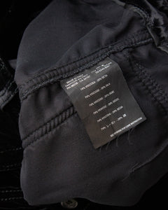 Prada Velour Cargo Pants