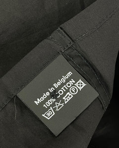 Raf Simons Shoulder Pin Shirt Black 2002 Archive Wash Tag