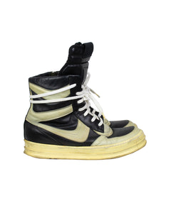 Rick Owens Black/ Ivory Geo Dunk SS10  Edit alt text