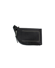 Load image into Gallery viewer, Rick Owens Black Lanyard Strap Wallet Back