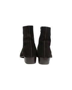 Saint Laurent Chocolate Wyatt Boots FW13 Size 40.5 Bottom 