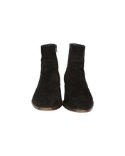 Load image into Gallery viewer, Saint Laurent Chocolate Wyatt Boots FW13 Size 40.5 Front
